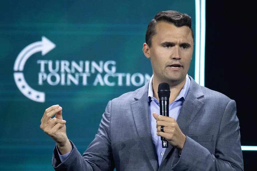 Charlie Kirk, comentarista y activista conservador.