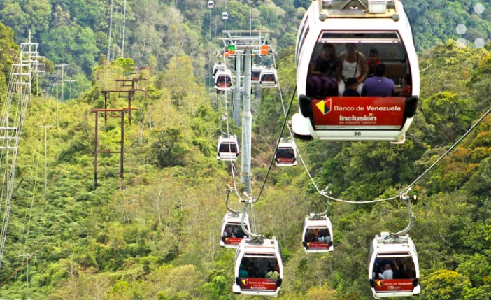 Sistema Teleférico de Caracas Warairarepano. Foto: Globovisión.