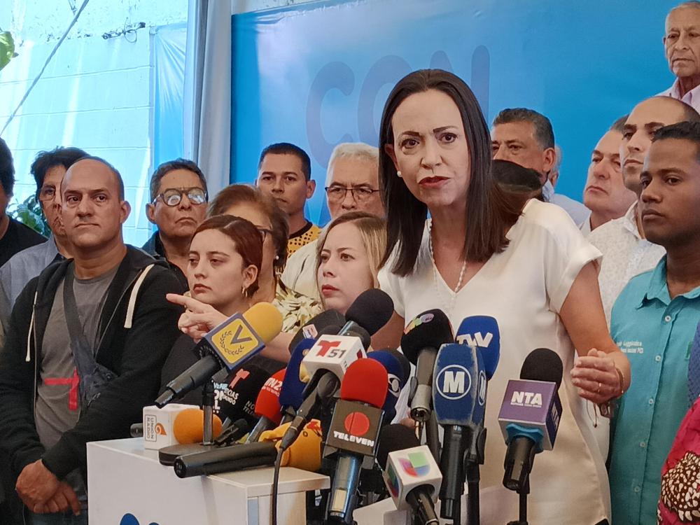 María Corina Machado, dirigente de Vente Venezuela.