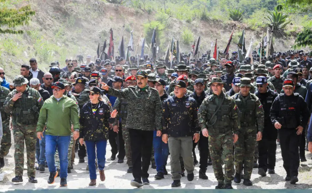 Nicolás Maduro, presidente de la República sede del Grupo de Acciones de Comando de la Guardia Nacional Bolivariana