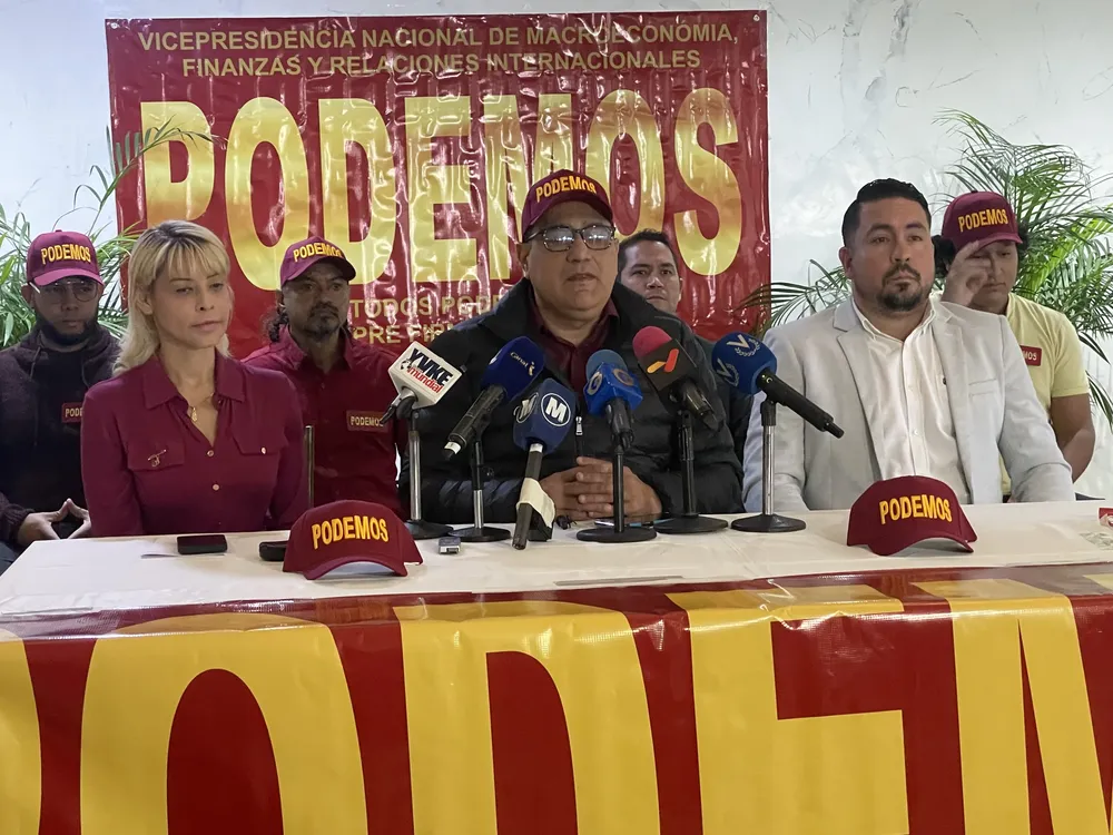 Gerson Pérez,  vicepresidente nacional del partido Podemos. Foto: Yumarliny García / ElMartilloVen