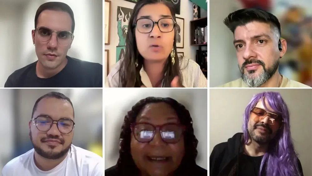 Participantes del foro virtual "Orgullo en Resistencia"