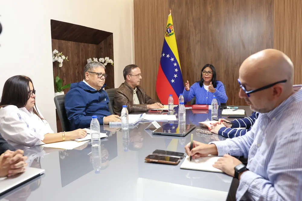 Delcy Rodríguez, presidenta encargada de la República.