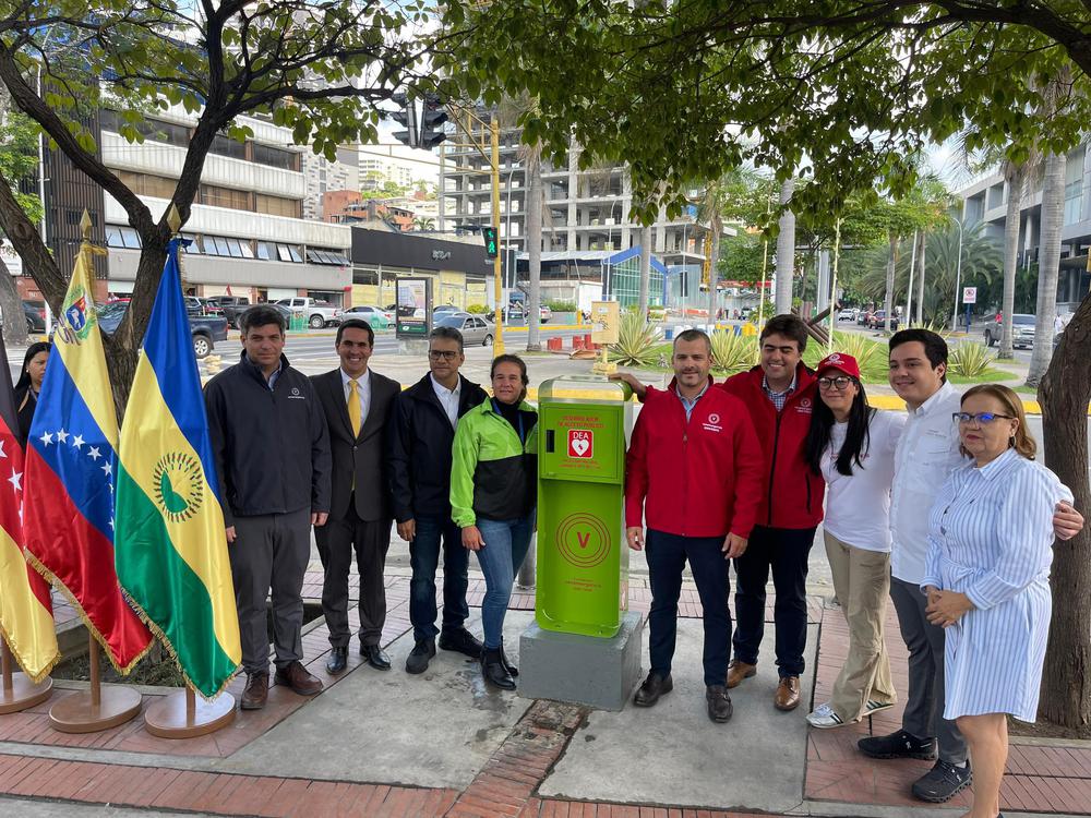 Inauguran la primera zona cardioprotegida del municipio Baruta