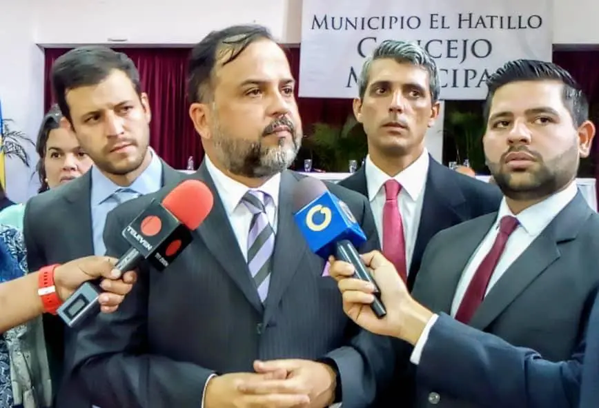 Omar Nowak, presidente del Concejo Municipal de El Hatillo.