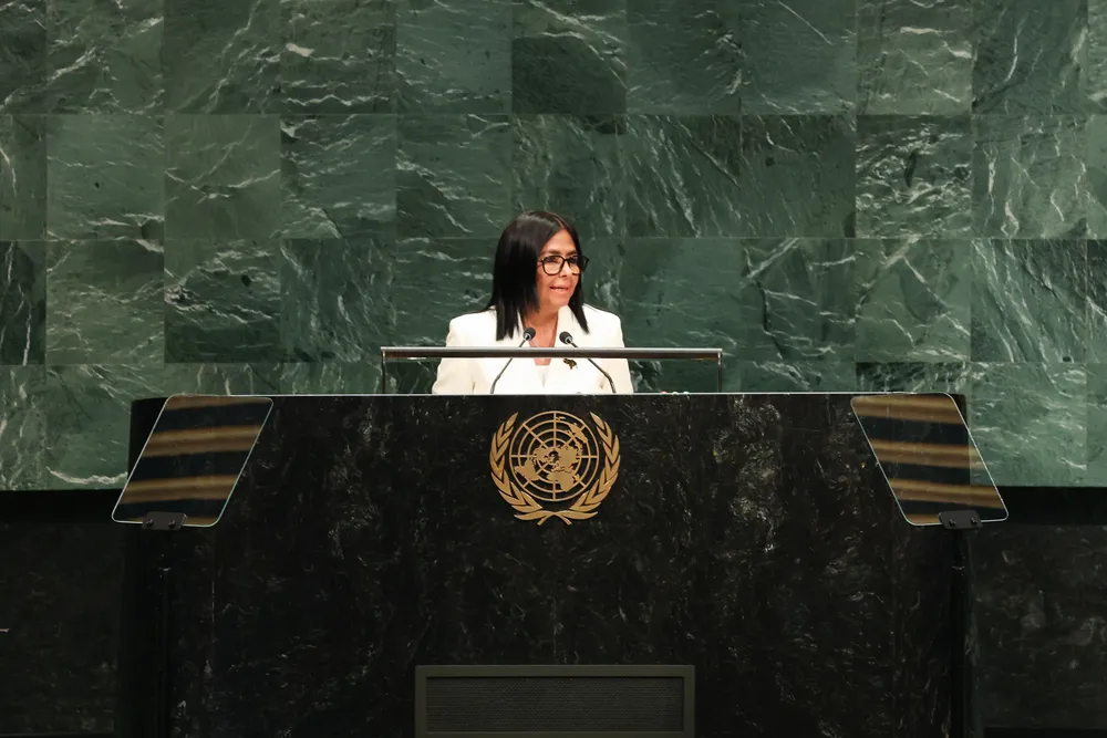 Delcy Rodríguez- Presidenta Encargada de Venezuela en la ONU