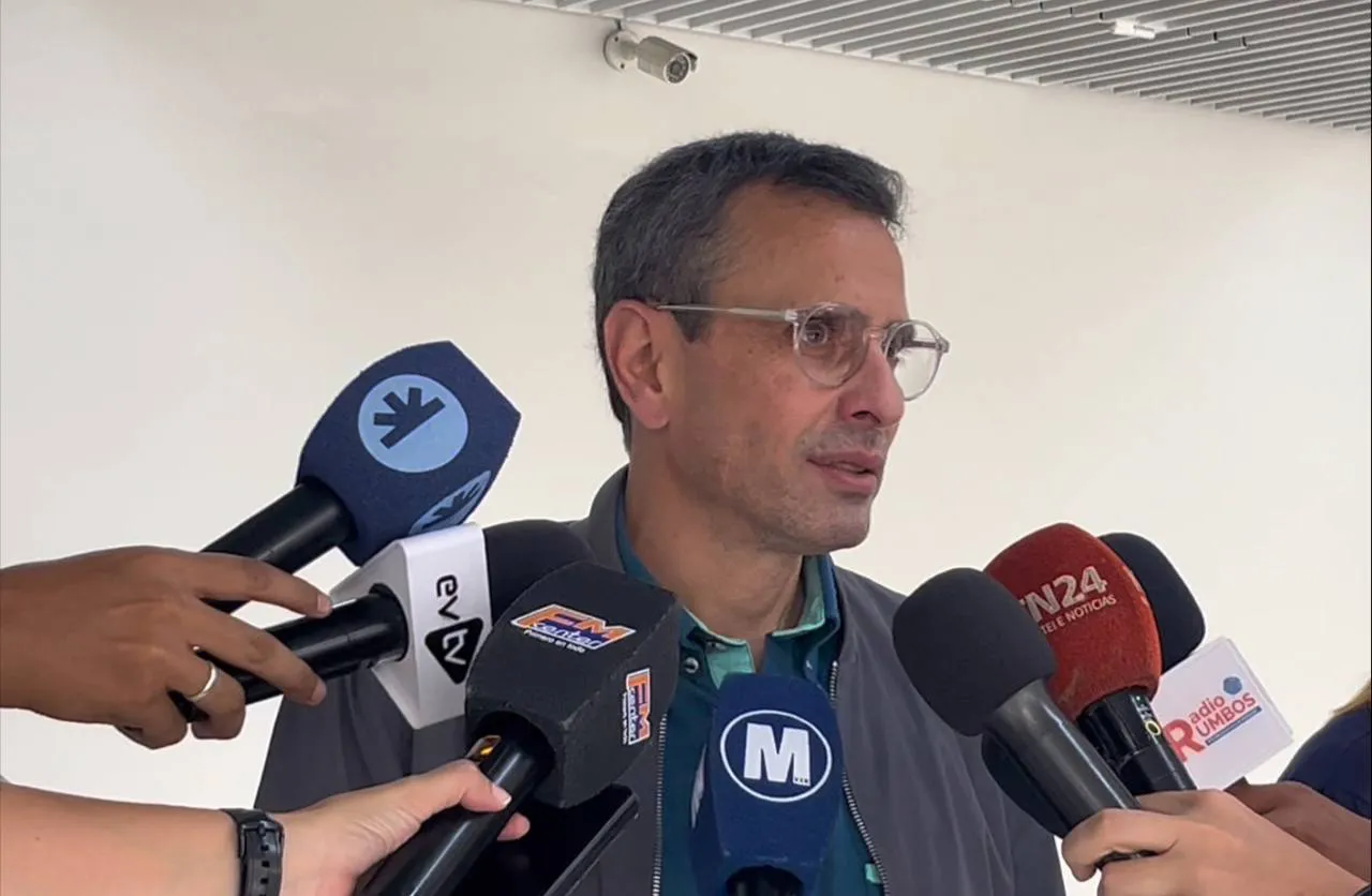 Henrique Capriles, dirigente del partido Primero Justicia.