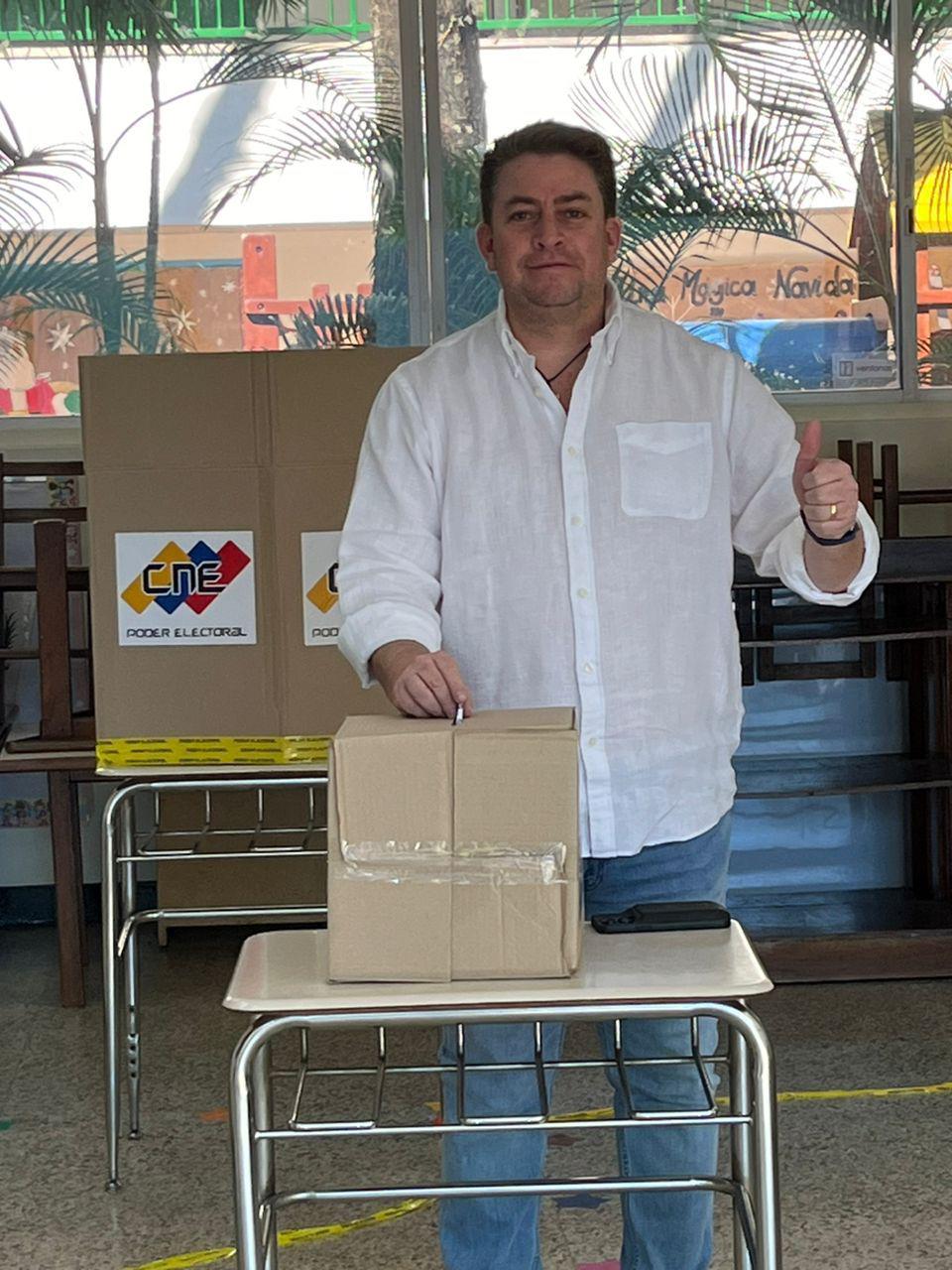 Gustavo Duque, alcalde del municipio Chacao