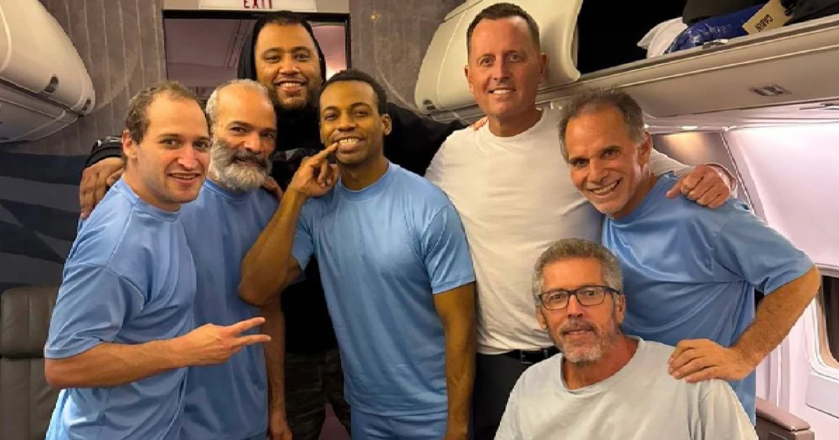 Estadounidenses liberador por el Gobierno de Nicolás Maduro.