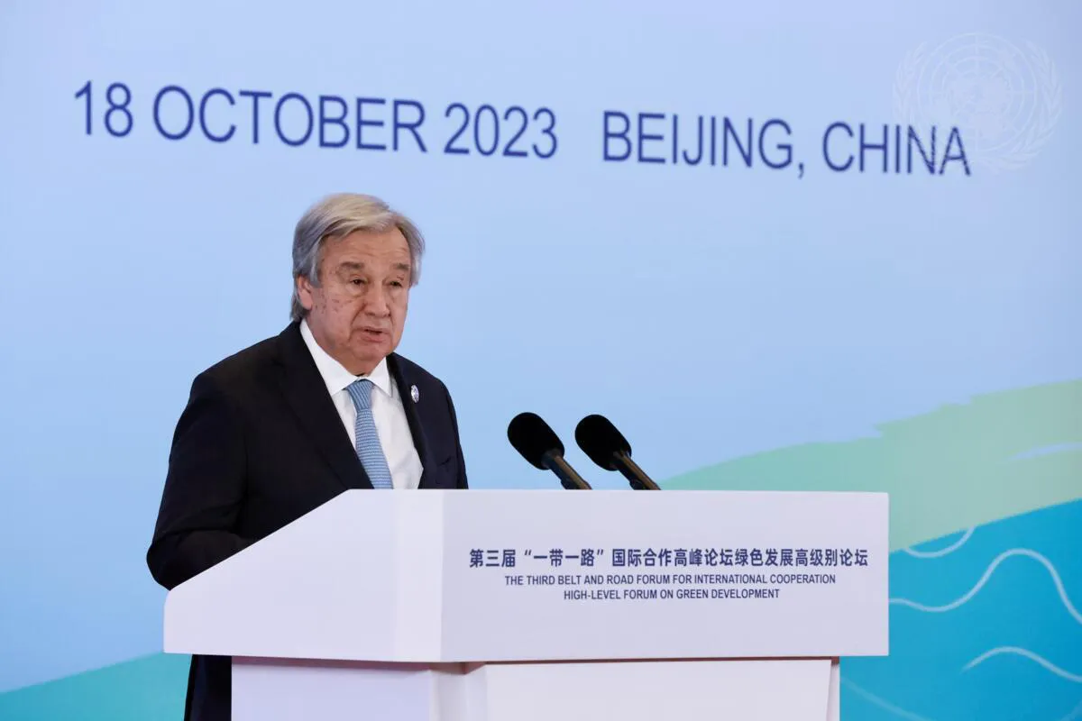 Antonio Guterres, secretario general de la ONU.