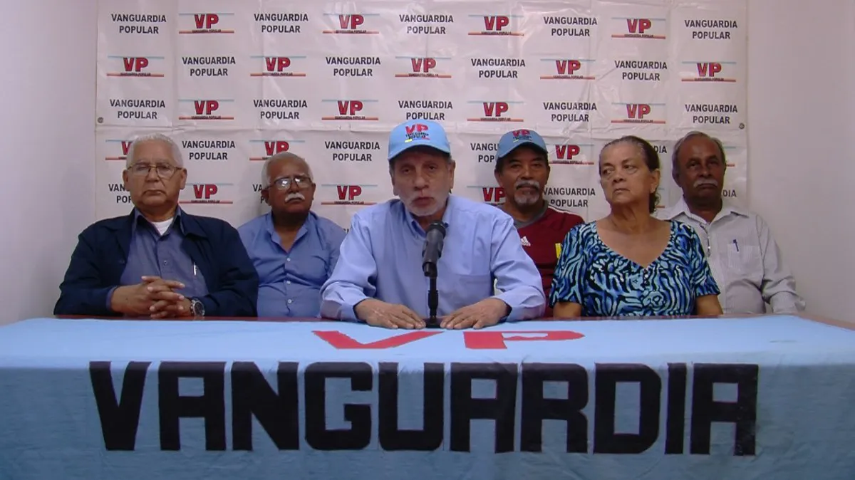 Rafael Venegas, secretario general del partido Vanguardia Popular (VP),