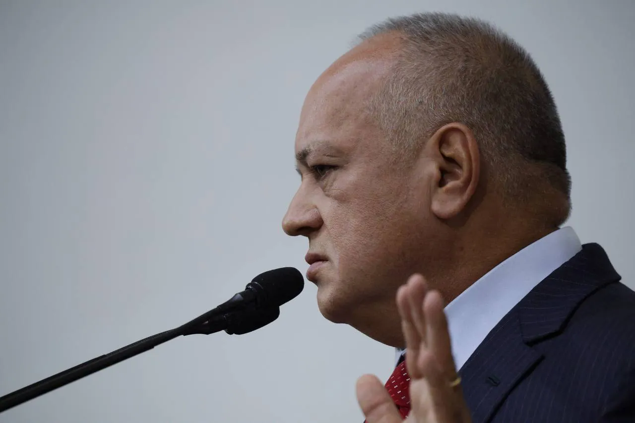 Diosdado Cabello, ministro del Poder Popular para las Relaciones Interiores, Justicia y Paz.