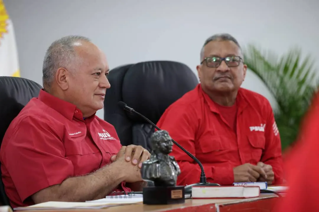 Diosdado Cabello, primer vicepresidente del Partido Socialista Unido de Venezuela (PSUV).