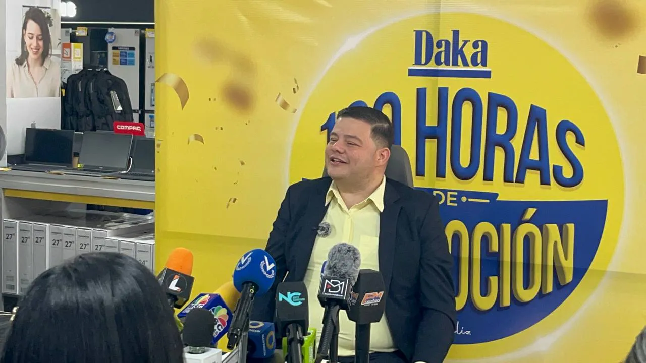 Darwin Pérez, gerente nacional de Mercadeo de Tiendas DAKA.