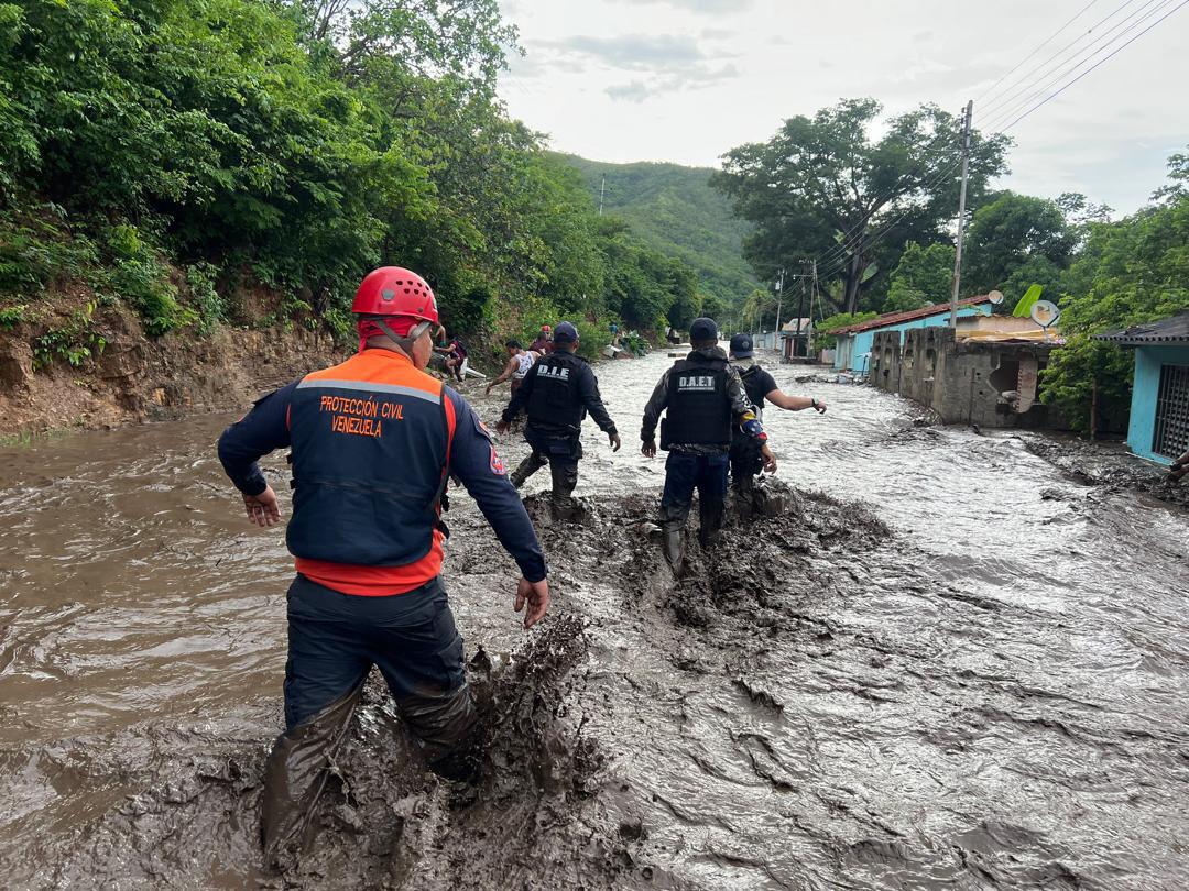 Lluvias en el municipio Montes, estdo Sucre.