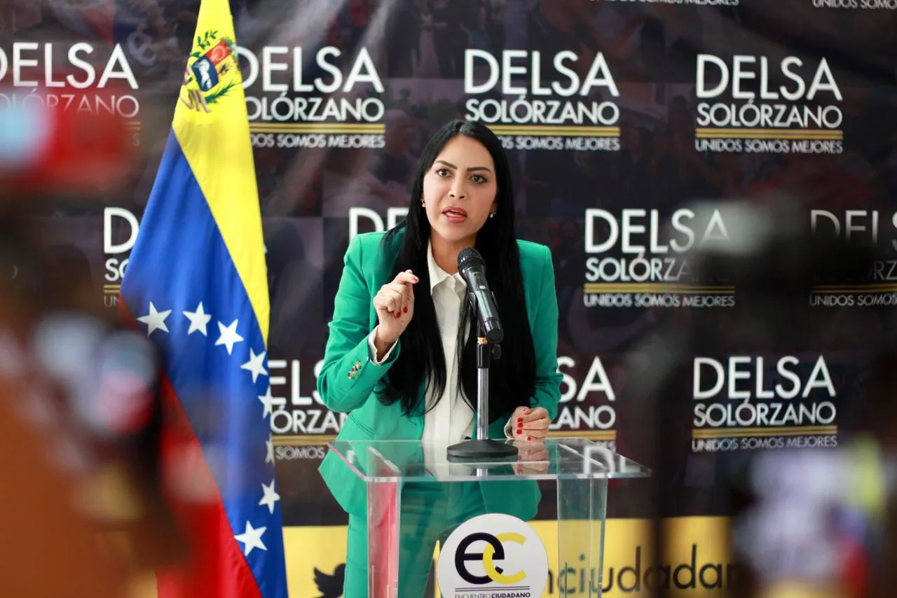 Delsa Solorsano, candidata presidencial.