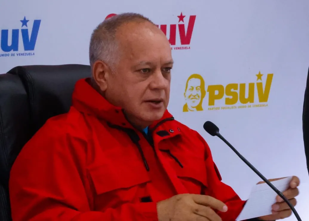 Diosdado Cabello, secretario general del PSUV.