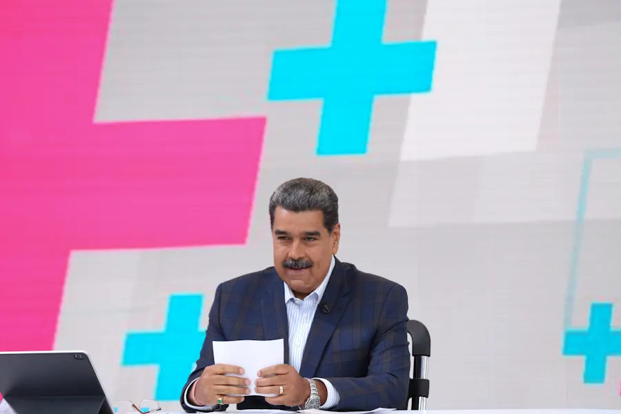 Nicolás Maduro, presidente de Venezuela en su programa televisivo Con Maduro +