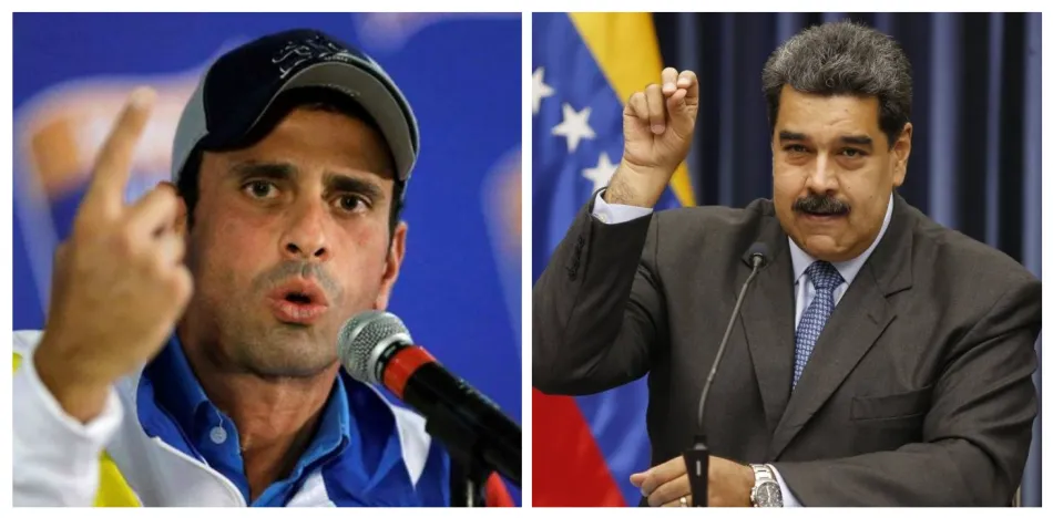 Capriles y Maduro