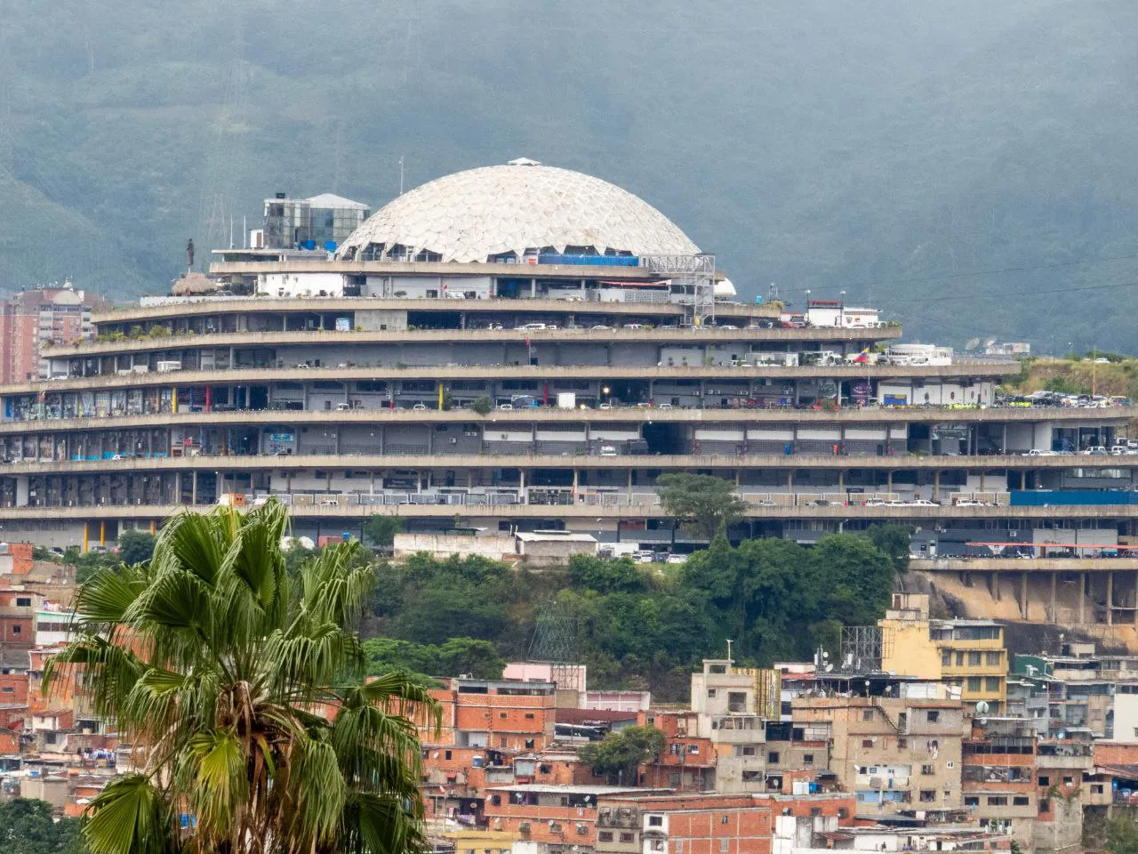 El Helicoide, sede de cuerpos de seguridad del Estado. Foto: Jorge Parraga / ElMartilloVen