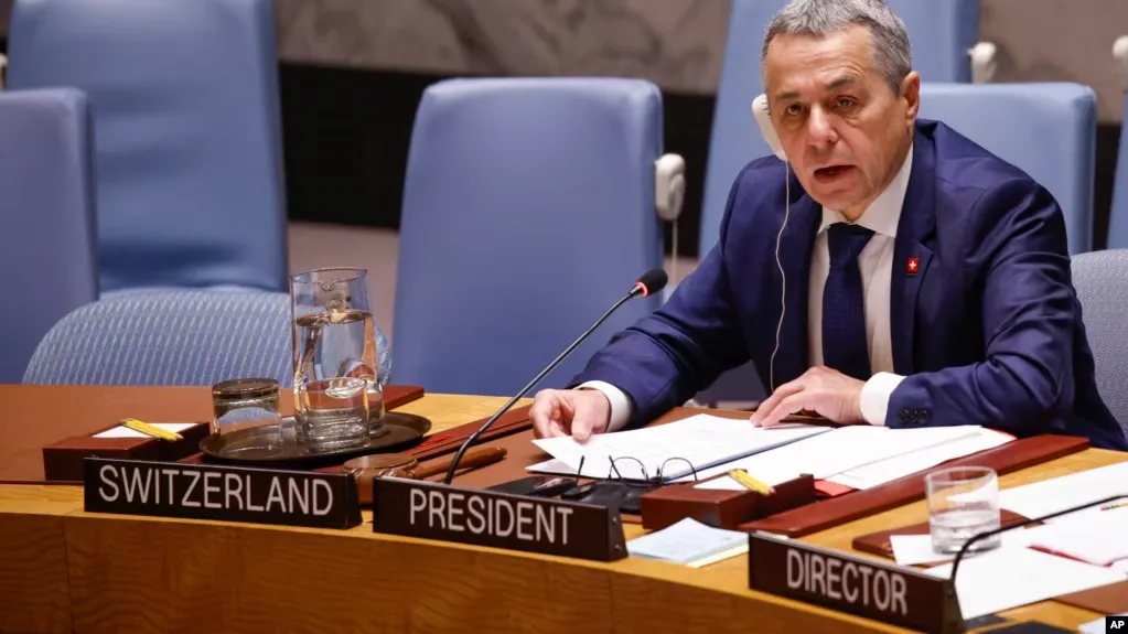 Ignazio Cassis, consejero federal y jefe del Departamento Federal de Asuntos Exteriores de Suiza.