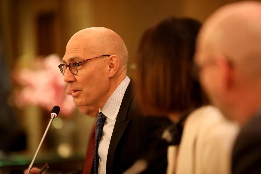 Volker Turk, alto comisionado de las Naciones Unidas para los Derechos Humanos. (Xinhua/Bilal Jawich)