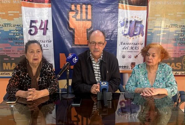 Felipe Mujica, secretario general del MAS.