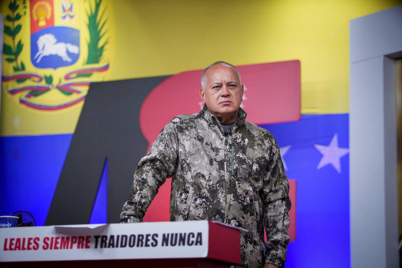 Diosdado Cabello, primer vicepresidente del Partido Solista Unido de Venezuela PSUV.