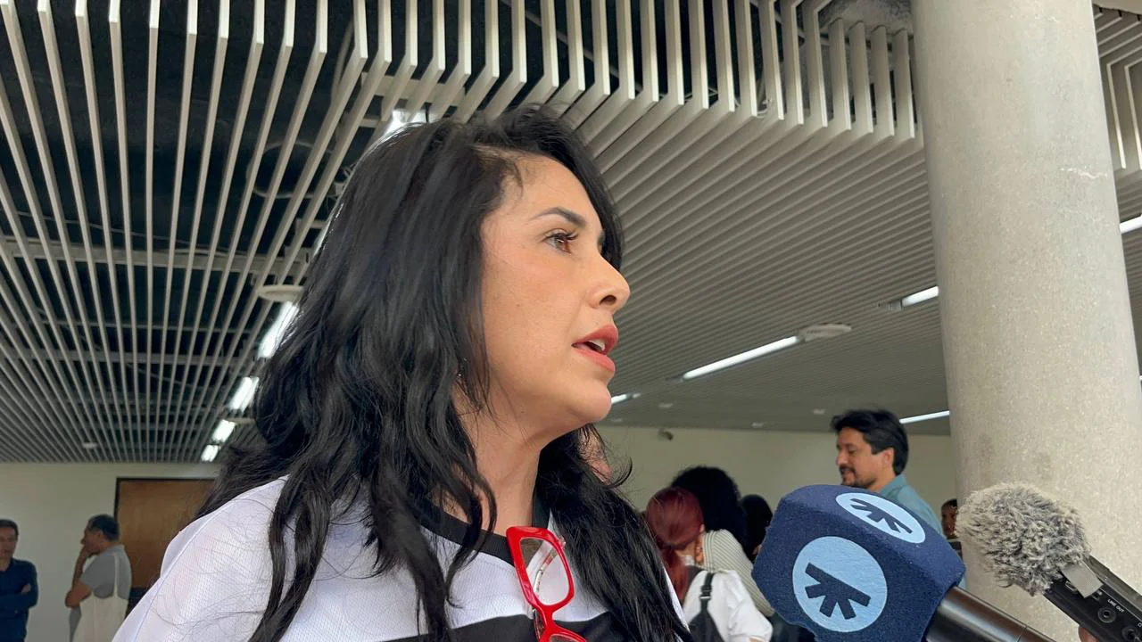 Zimaru Fuentes, familiar de Lary José Moya Alfaro y una de las voceras de los trabajadores detenidos del caso de la estatal petrolera "PDVSA Obrero".