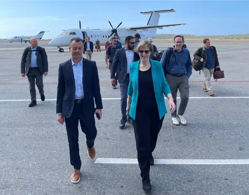 Laura Dogu, jefa de la Misión Diplomática de EEUU en Venezuela.