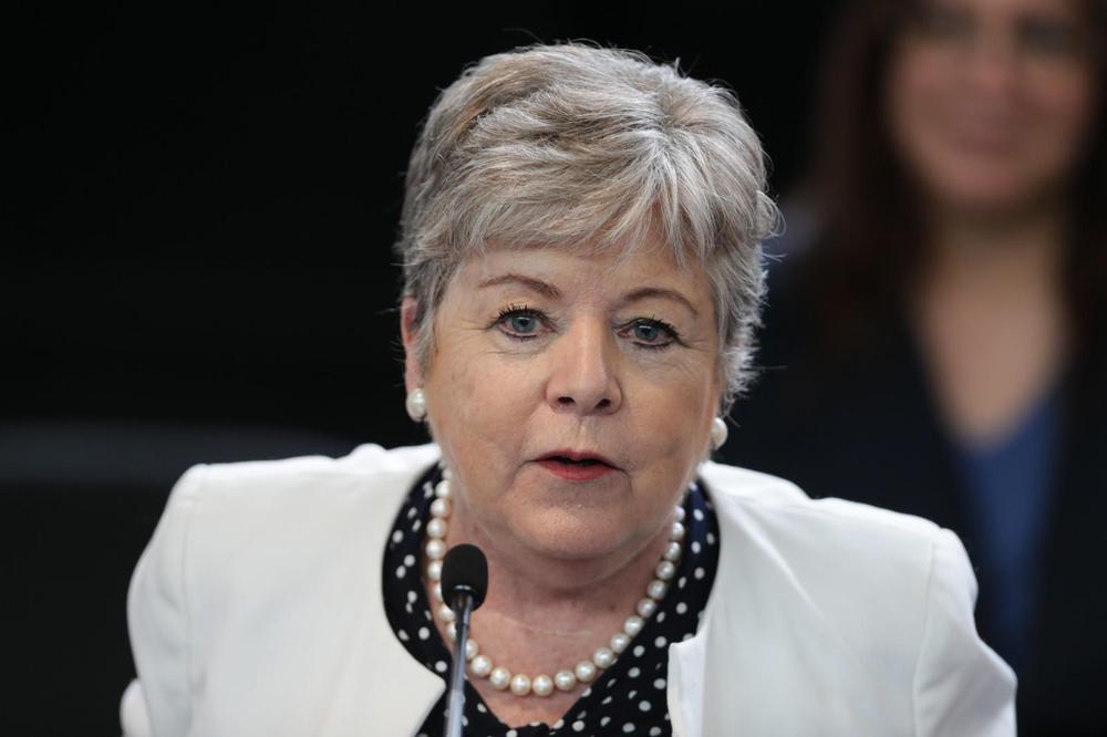 Alicia Bárcena, canciller de México.  Foto Xinhua