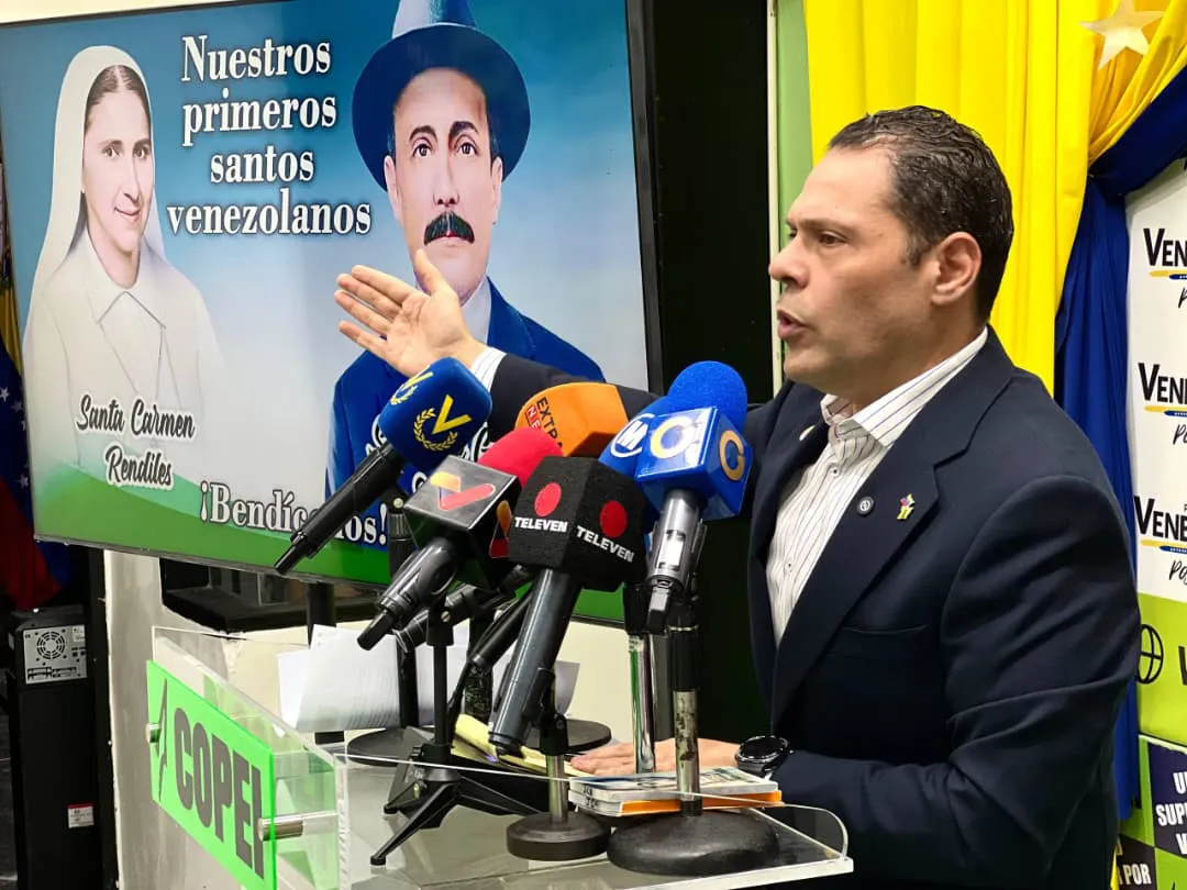 Juan Carlos Alvarado, secretario general del partido Copei.