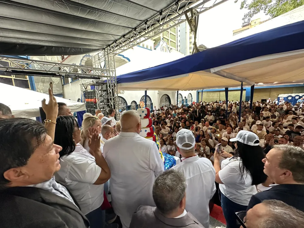 Bernabé Gutierrez, secretario general del partido Acción Democrática.