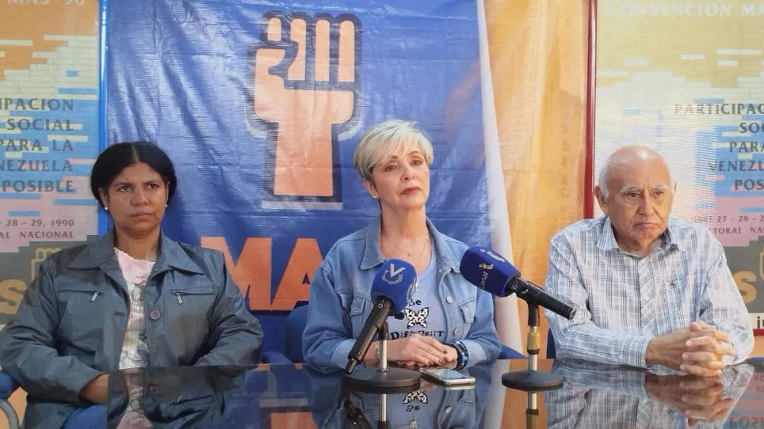 María Verdeal, vicepresidenta del MAS.