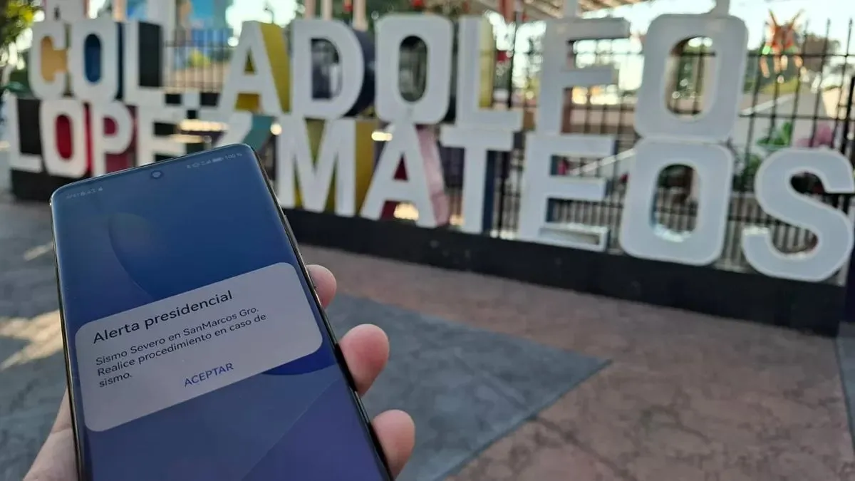 Alerta sísmica México.