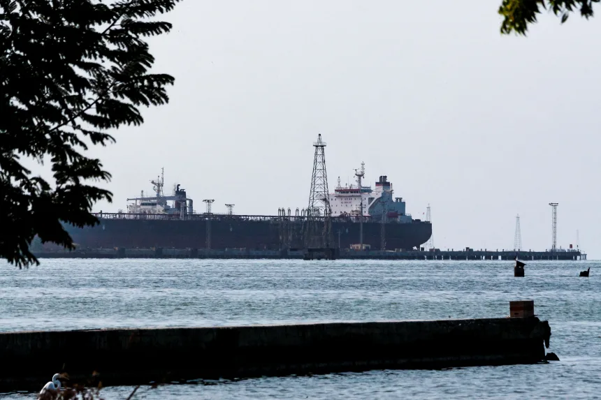 El petrolero Avril, sancionado por Estados Unidos. Isaac Urrutia/Reuters/Archivo