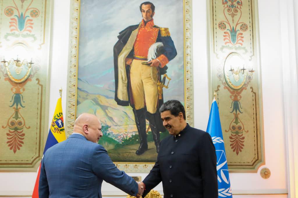 Maduro sostuvo reunión con el Fiscal de la CPI Karim Khan