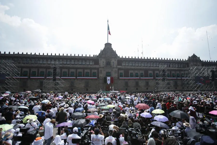 Poder Judicial, en la sede del Senado de la República, en la Ciudad de México, capital de México, el 10 de septiembre de 2024. (Xinhua/Str)