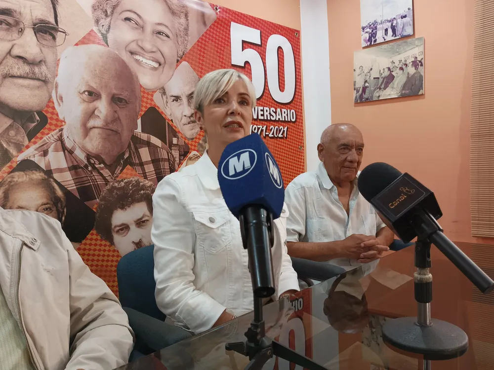 María Verdeal, vicepresidenta del Movimiento al Socialismo MAS.