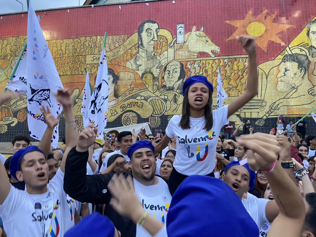 Rosa Cucunuba, candidata a la Vicepresidencia de la Federación de Centros Universiatrios FCU-UCV. Foto: José Mireles Alc