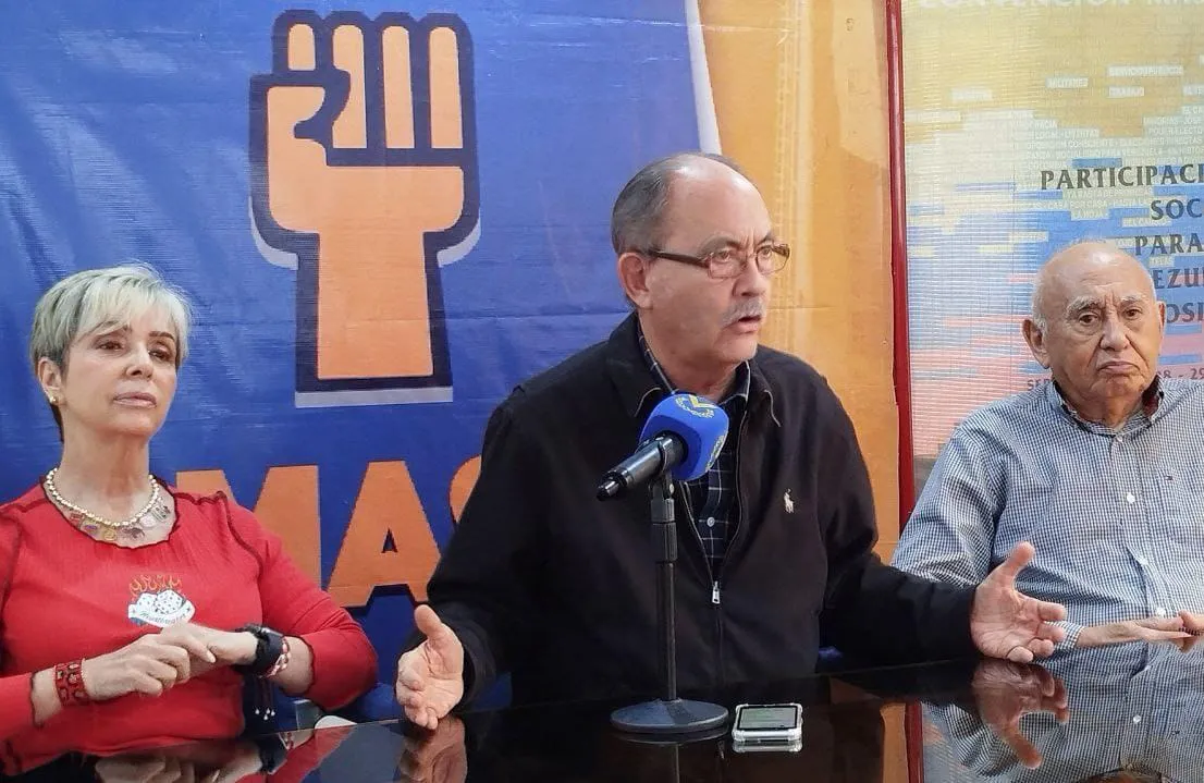 Felipe Mujica, secretario general del MAS.