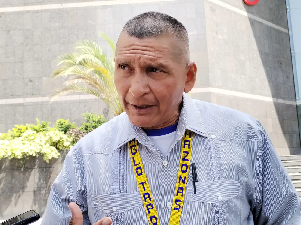 Pablo Tapo, coordinador del Movimiento Indígena Amazonense.