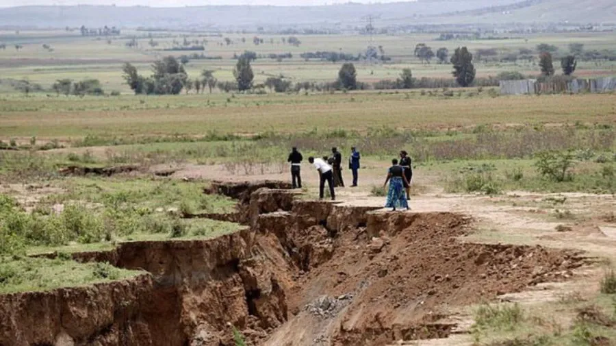 Grieta n Africa, foto Diario El Perfil