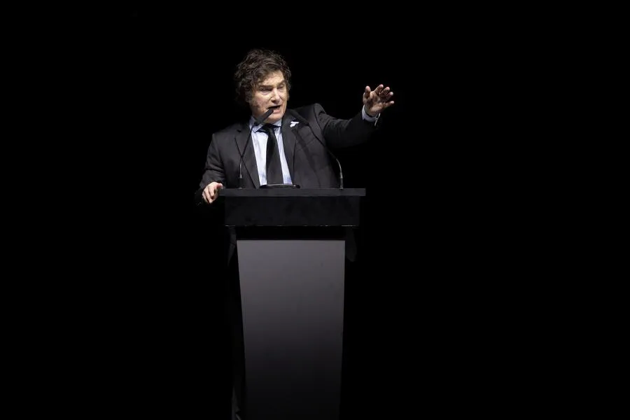 Javier Milei, presidente de Argentina. (Xinhua/Martín Zabala)