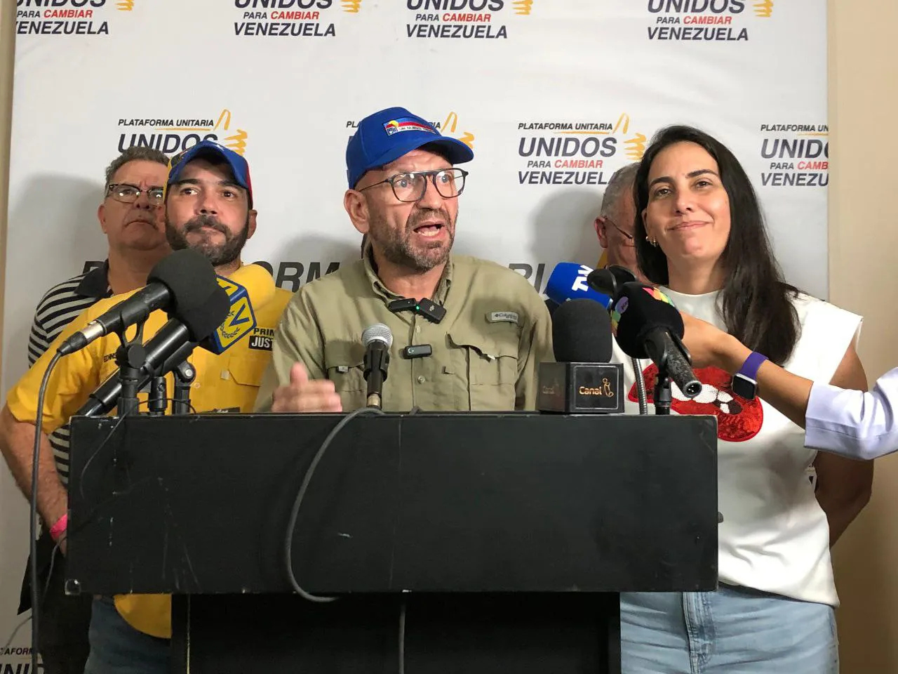 Ángelo Palmeri, miembro de la Plataforma Unitaria Democrática.