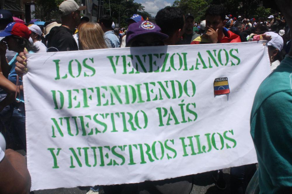 Jornada de Protesta Mundial de la oposición venezoelan sabado 17 de agosto. Foto: José Mireles Alcalá / ElMartilloVen