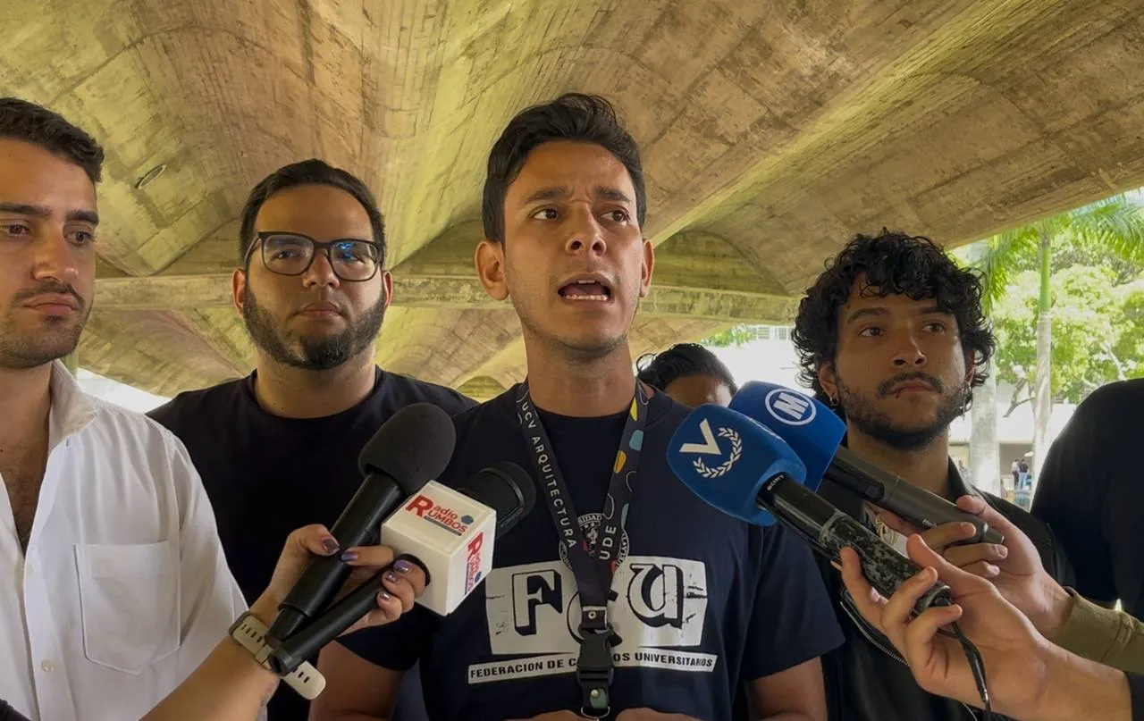 Ariel Pérez, secretario de reivindicaciones de la FCU-UCV.