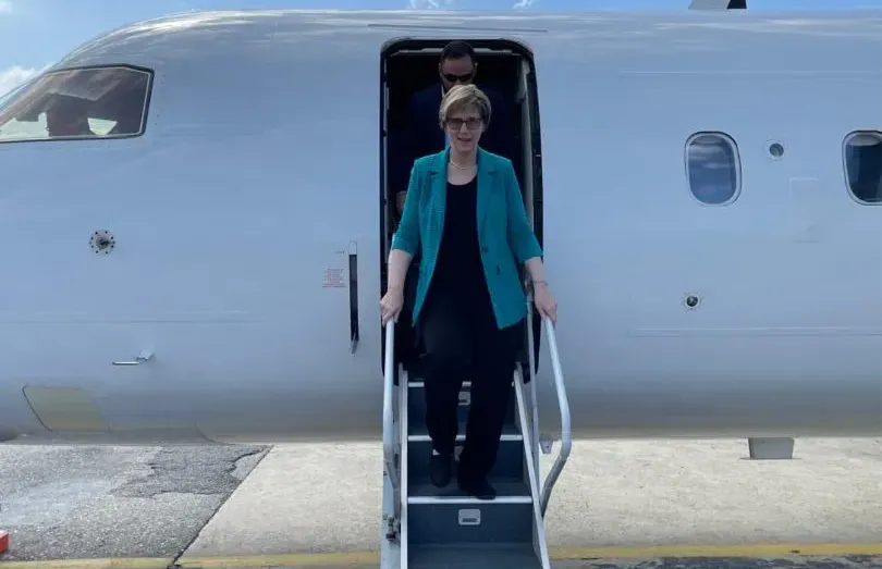 Laura Dogu, jefa de la Misión Diplomática de EEUU en Venezuela.