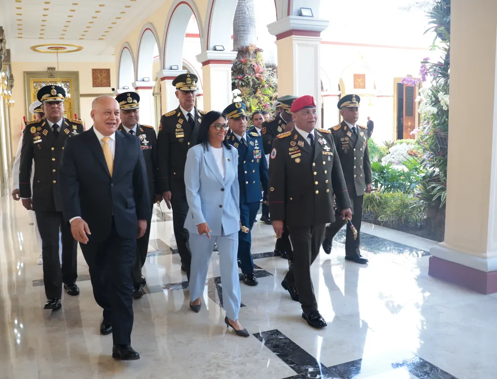 Delcy Rodríguez, presidenta encargada de Venezuela nombra nuevo Alto Mando Militar