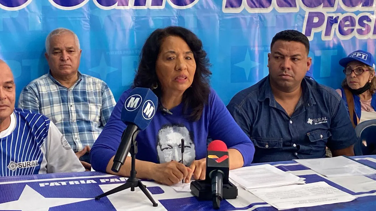 Ilenia Medina, secretaria general del partido Patria para Todos. Foto: José Mireles Alcalá / ElMartilloVen